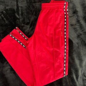 VS PINK Red Track Pants